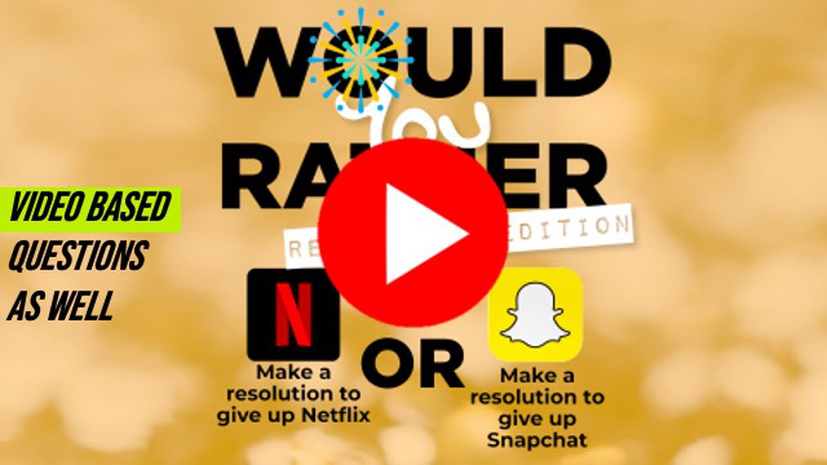 Would You Rather Resolution Edition image number null